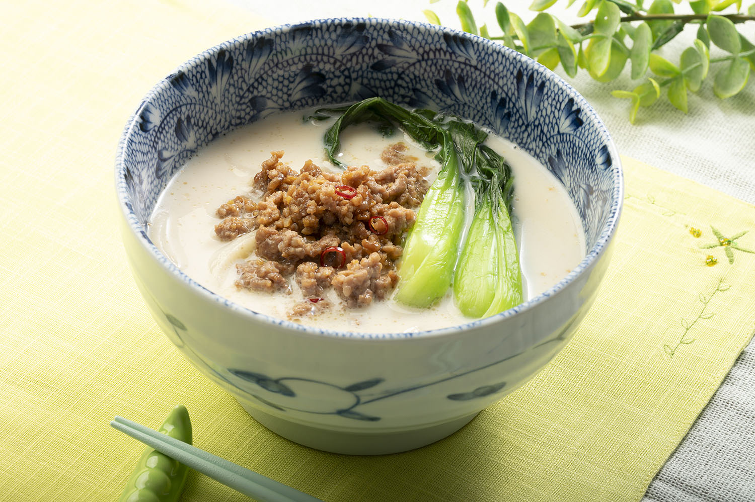 豆乳坦々うどん