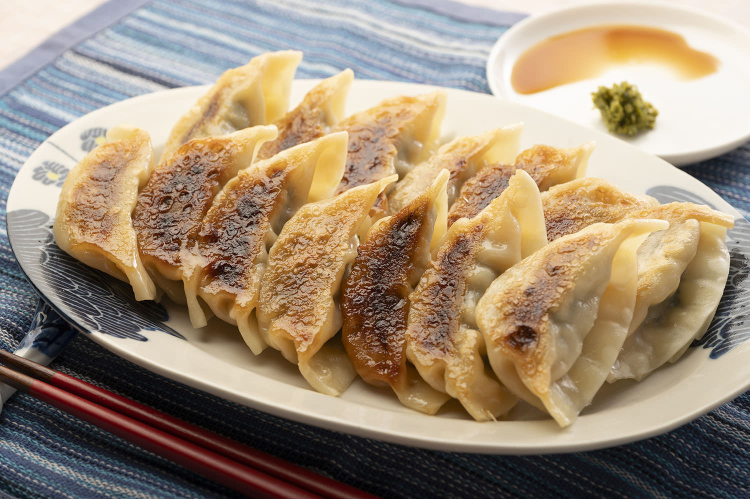 小松菜入り焼き餃子